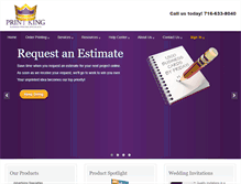 Tablet Screenshot of printking.us
